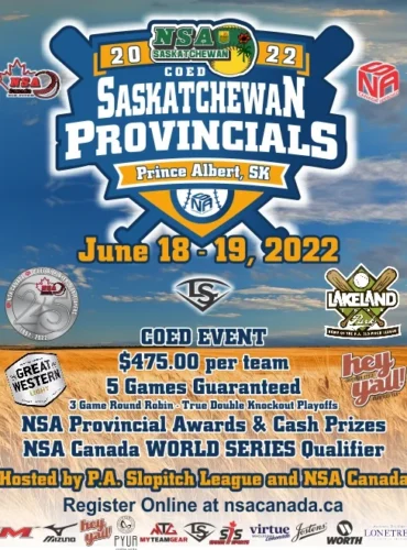 2022 NSA Saskatchewan Coed Provincial Championships – June 18-19, 2022