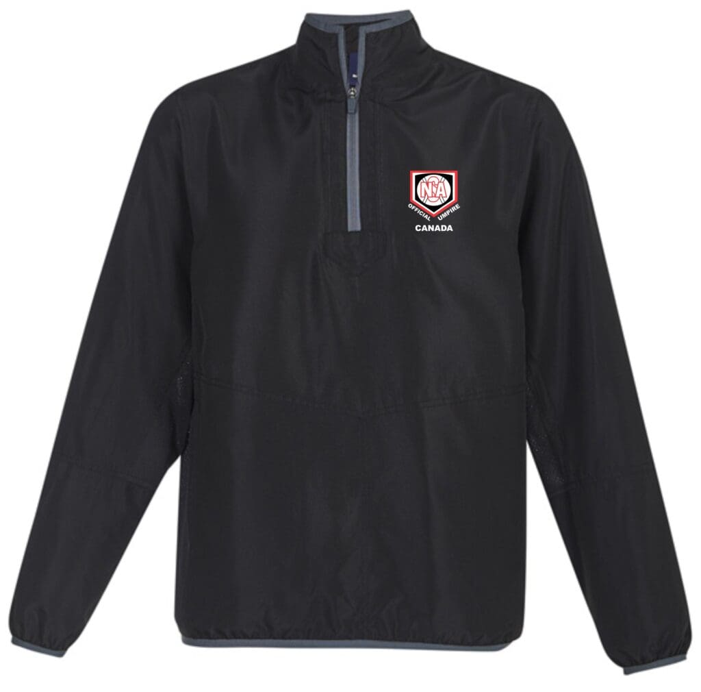 NSA Canada Official Umpire 1/4 Zip Pull Over Jacket NSA Canada