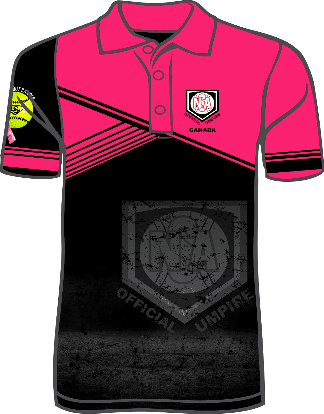 PINK Ump Polo 2024