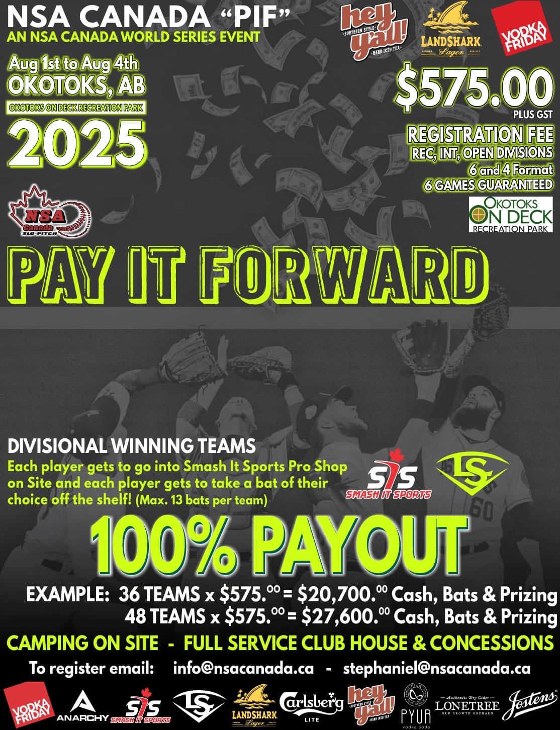 NSA Canada Pay It Forward – NSA Canada's “PIF” Aug 1st to Aug 4th