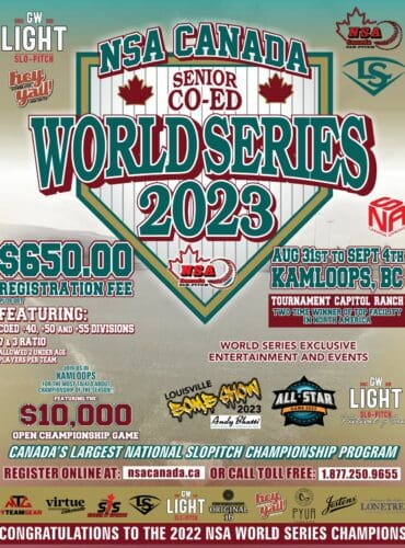 2023 World Series Senior Coed Championships – Aug.31-Sept.04, 2023